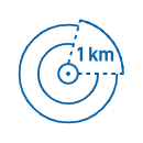 MooCollar Bree gateway coverage up to 1 km