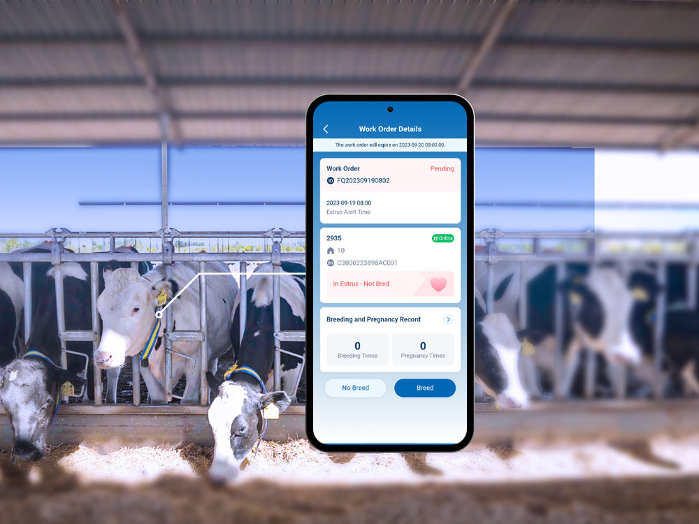 Registering a MooCollar Bree collar in MooConnect