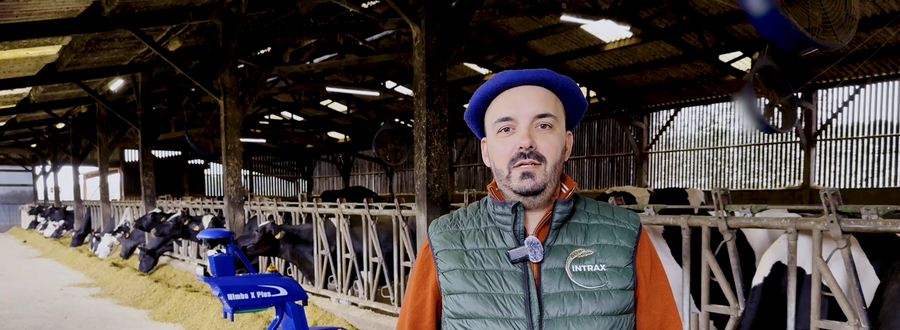 How Nimbo X Plus Handles Feed Pushing Across Complex French Dairy Farms